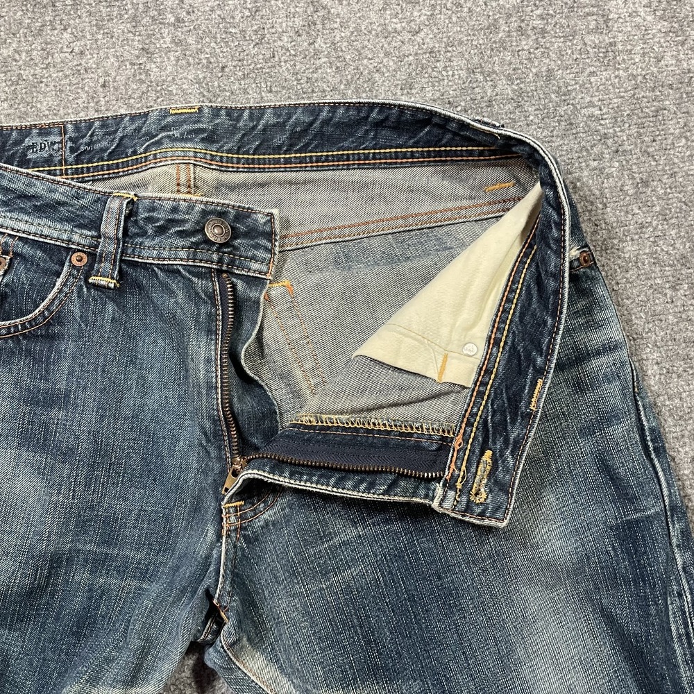 Edwin 511RV Rebel Vintage Jeans 34x33* Relaxed Fit Japanese Raw Denim Distressed - Picture 16 of 16